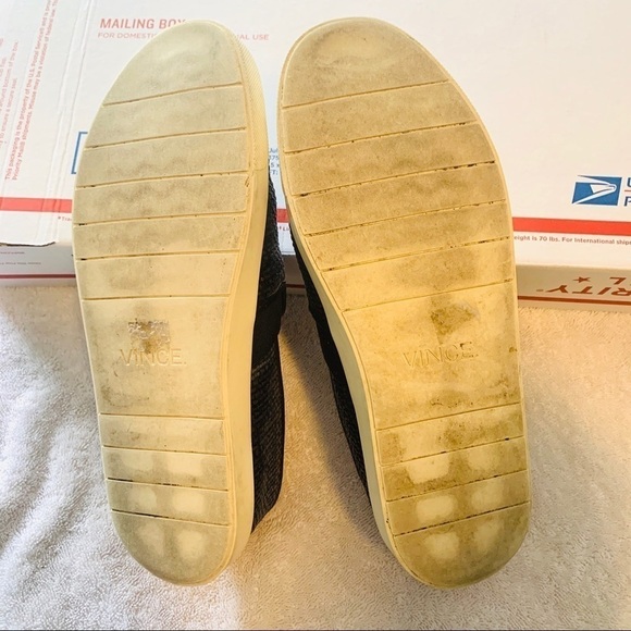 VINCE• Blue Preston Slip Ons Sneakers - Picture 9 of 10